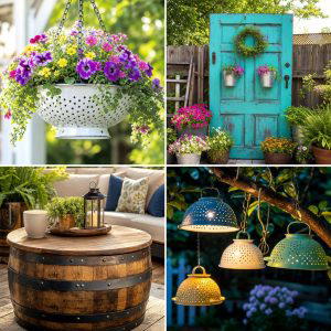 25 reusing old things ideas for boho garden look DIY Style