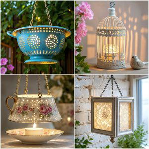 25 reusing old things ideas for lantern decor Outside