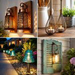 25 reusing old things ideas for outdoor lighting