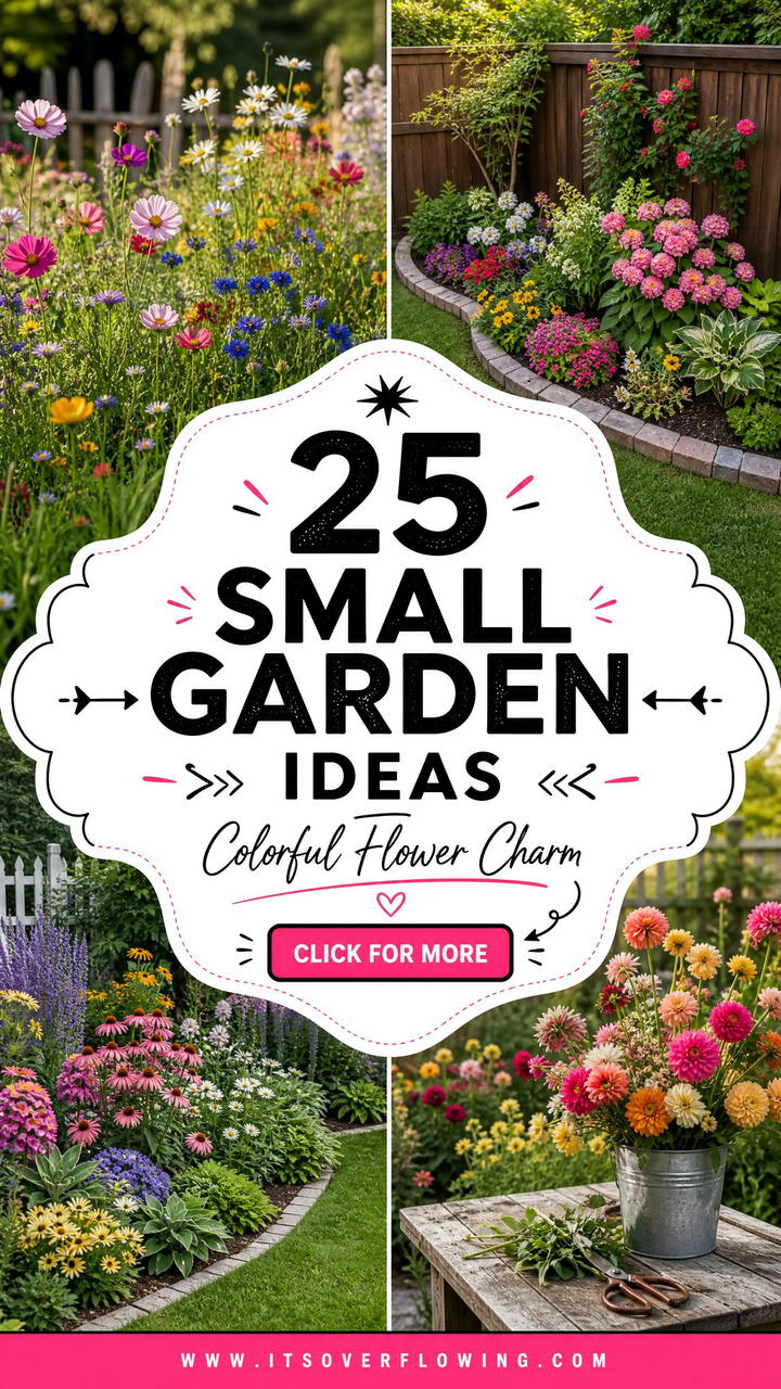 25 small garden ideas with flowers for Colorful Outdoor Charm - 25 small garden ideas with flowers for Colorful Outdoor Charm