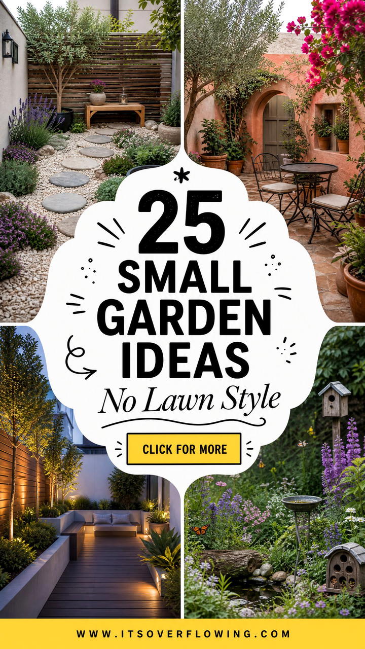 25 small garden ideas with no lawn for Easy Outdoor Style - 25 small garden ideas with no lawn for Easy Outdoor Style