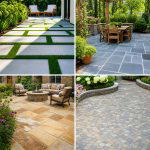 25 small garden ideas with pavers for Stylish Compact Yards