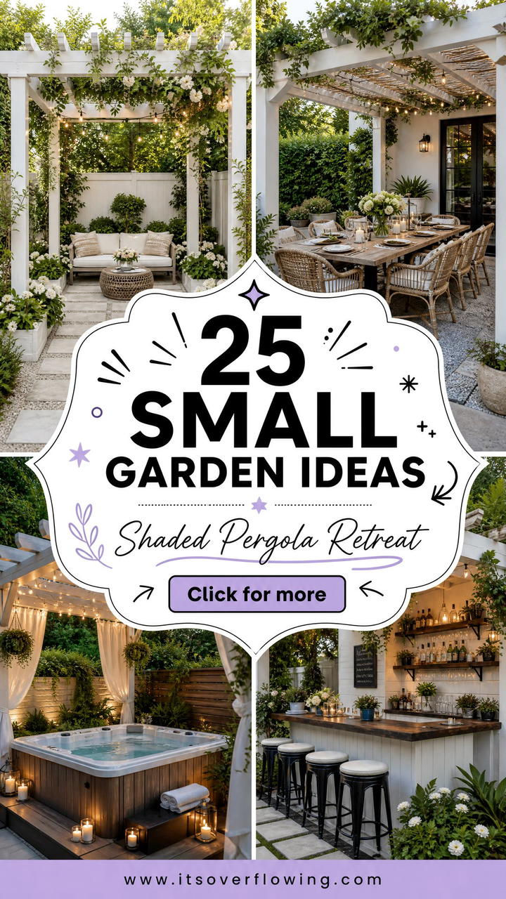 25 small garden ideas with pergola corner for Shaded Retreats - 25 small garden ideas with pergola corner for Shaded Retreats