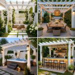 25 small garden ideas with pergola corner for Shaded Retreats