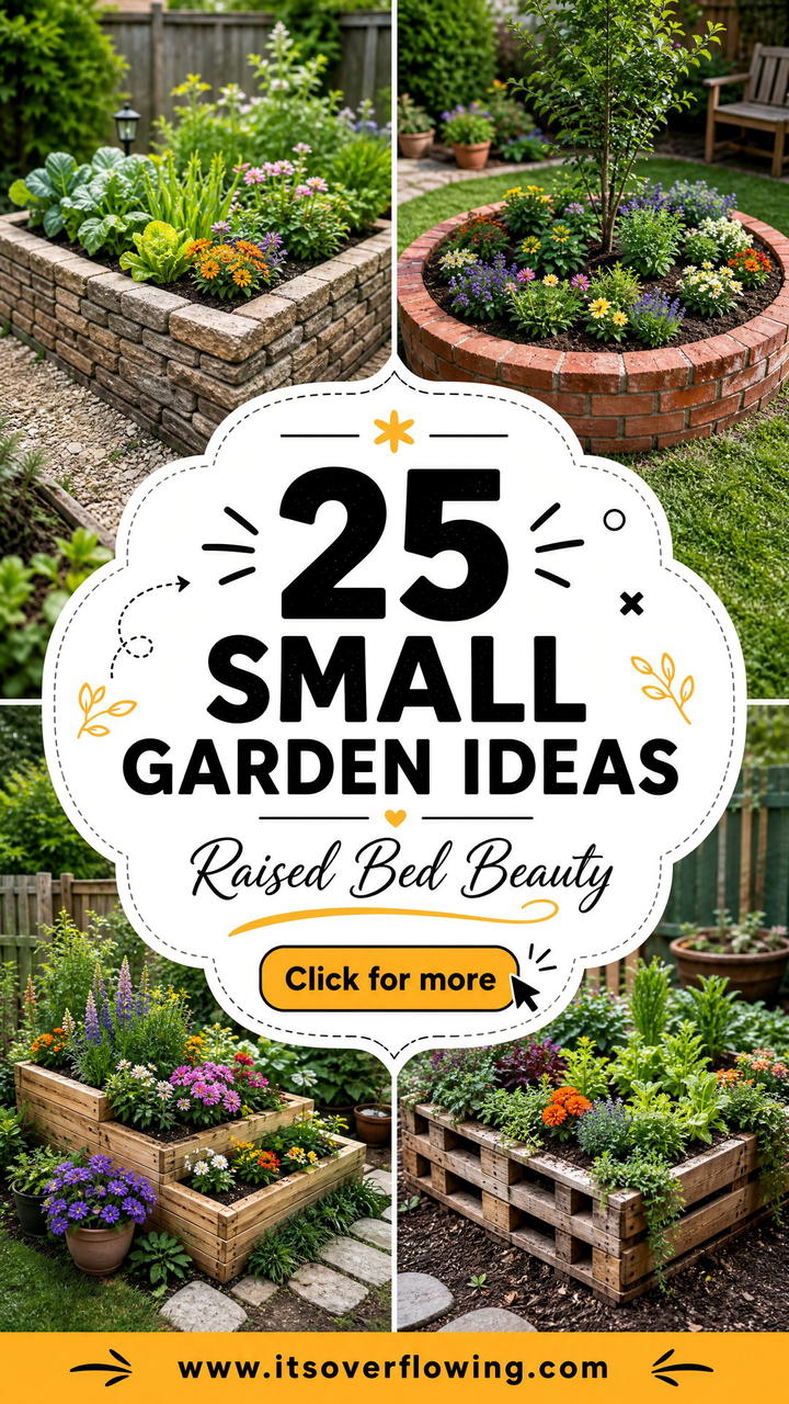 25 small garden ideas with raised beds for Productive Spaces - 25 small garden ideas with raised beds for Productive Spaces