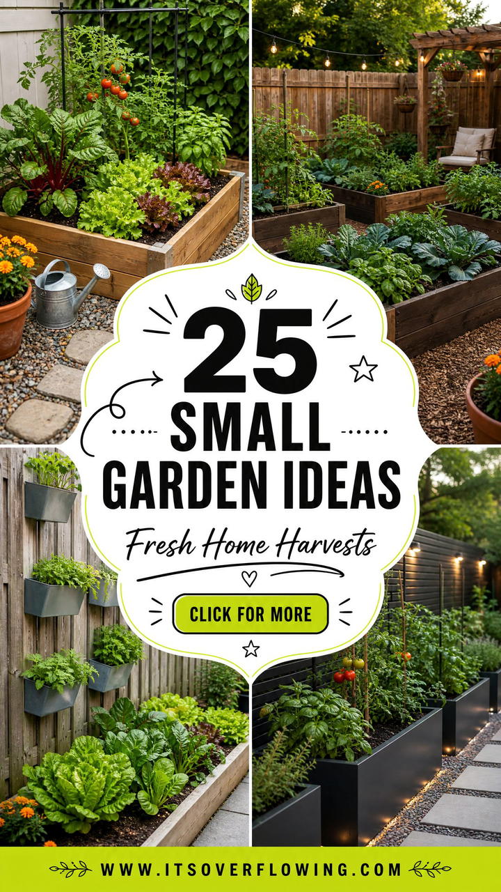 25 small garden ideas with vegetables for Fresh Home Harvests - 25 small garden ideas with vegetables for Fresh Home Harvests