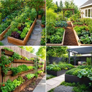 25 small garden ideas with vegetables for Fresh Home Harvests