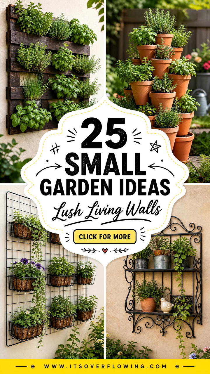 25 small garden ideas with vertical planters for Lush Walls - 25 small garden ideas with vertical planters for Lush Walls
