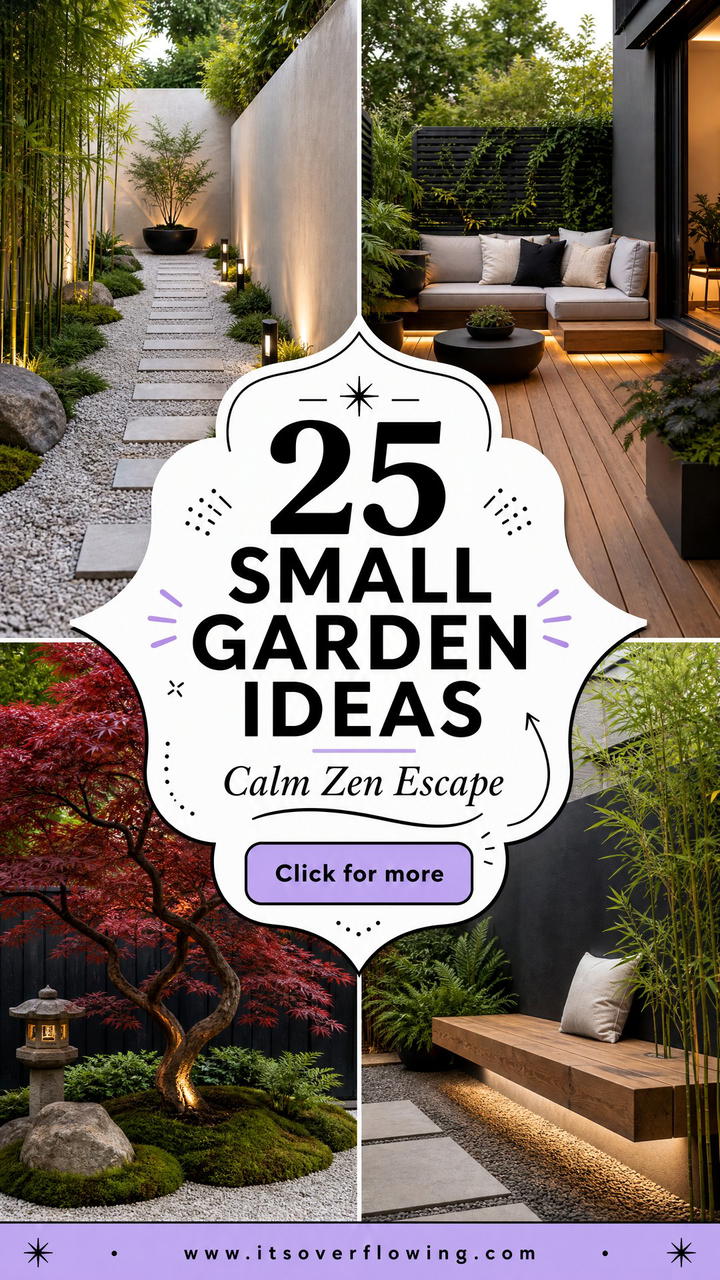 25 small garden ideas with zen style for Calm Outdoor Living - 25 small garden ideas with zen style for Calm Outdoor Living