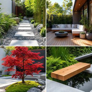 25 small garden ideas with zen style for Calm Outdoor Living