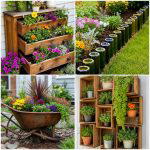 25 upcycled garden ideas diy for Budget-Friendly Yard Style