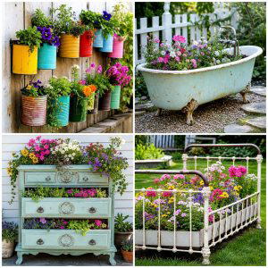 25 upcycled garden ideas to Create a Charming Eco-Friendly Yard