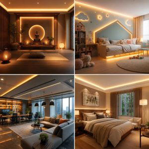 30 Aesthetic Room Ideas With LED Lights for Vibes
