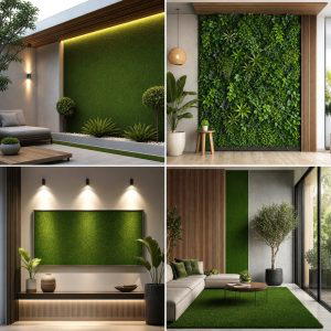 30 Artificial Grass Wall Design Ideas for Urban Oasis