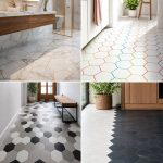30 Bathrooms with Hexagon Tile Floor Design Ideas