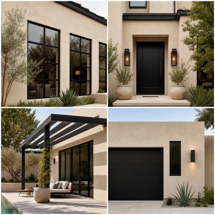 21 Striking Black & White House Exterior Design Concepts