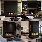 30 Black Brick Fireplace Ideas for Dramatic Focal Points