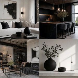 30 Black and Beige Living Room Ideas for Modern Contrast