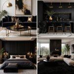 30 Bold Black Living Room Designs for Dramatic Modern Spaces
