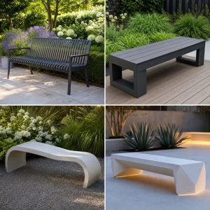 30 Charming Garden Bench Ideas for Relaxing Outdoor Spaces