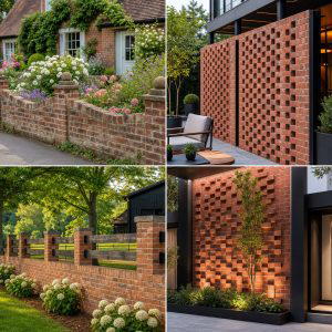 30 Classic Brick Fence Ideas for Timeless Outdoor Security and Charm