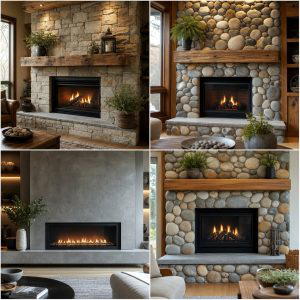 30 Cozy Wood Stove Surround Design Inspirations
