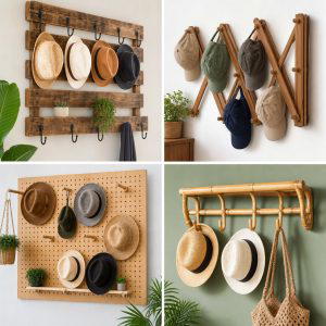 30 Creative Hat Rack Ideas for Organized Entryways