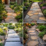 30 Creative Stepping Stone Walkway Garden Ideas