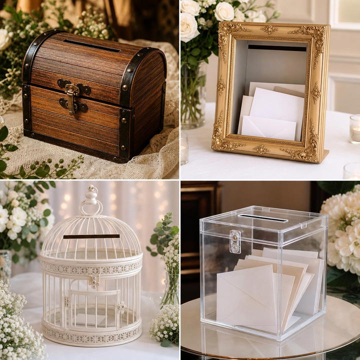 30 Creative Wedding Card Box Designs for Guests