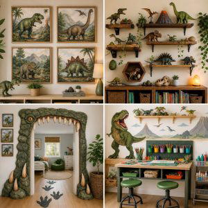 30 Dino-Mite Kids Room Ideas- Dinosaur Themes and Decor