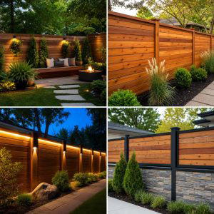 30 Durable Cedar Fence Ideas to Enhance Privacy and Style