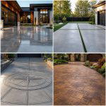 30 Durable Concrete Driveway Designs to Enhance Curb Appeal