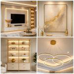30 Elegant Cream & Gold Living Room Themes for Luxe Interiors