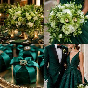 30 Emerald Green Wedding Ideas for Luxurious Celebrations