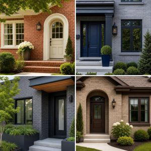 30 Exterior Brick and Paint Color Combinations