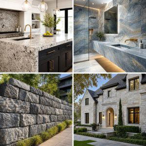 30 Exterior Stone Types for Rustic to Modern House Designs