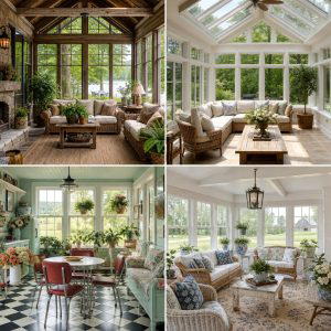 30 Farmhouse Sunroom Ideas for Cozy and Light-Filled Relaxation