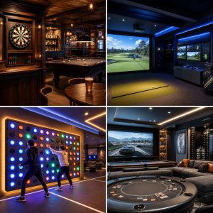30 Fun Basement Game Room Ideas for Family Entertainment
