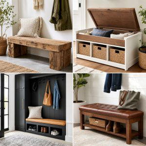 30 Functional Mudroom Bench Ideas for Organized Entryways
