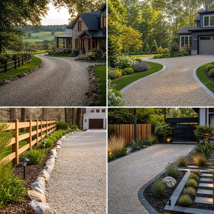 30 Durable Concrete Driveway Designs to Enhance Curb Appeal
