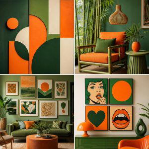 30 Green and Orange Living Room Ideas for Bold Style