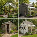 30 Greenhouse and Shed Combo Ideas- Space-Saving Designs