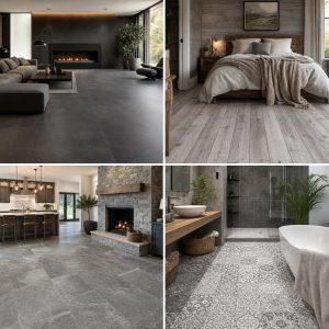 30 Grey Flooring Living Room Ideas for Modern Elegance
