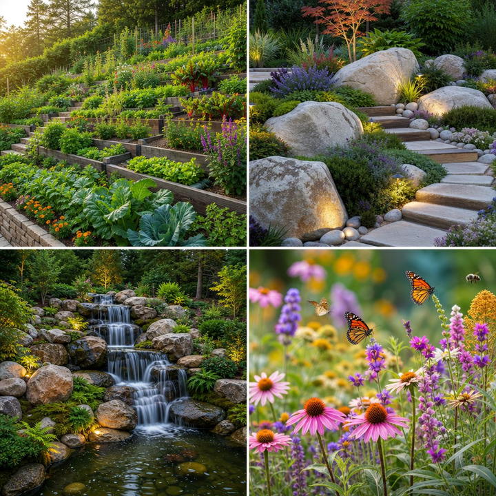 20 Sloped Walkway Ideas for Beautiful Landscaping