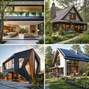 30 Houses with Black Roofs- Modern Exterior Design Inspiration