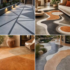 30 Industrial Chic Concrete Floor Kitchen Design Concepts