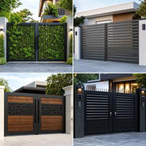 30 Inviting Front Gate Designs for Home Entrances