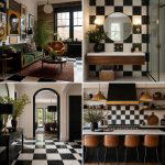 30 Kitchens with Checkered Floors- Retro-Inspired Designs