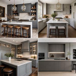 30 Kitchens with Grey Floors- Sleek and Modern Flooring Ideas