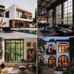 30 Modern House Designs With Black Windows Inspiration